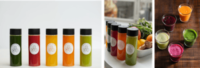 スロージュース 全5種類　各750円～1000円(税抜)