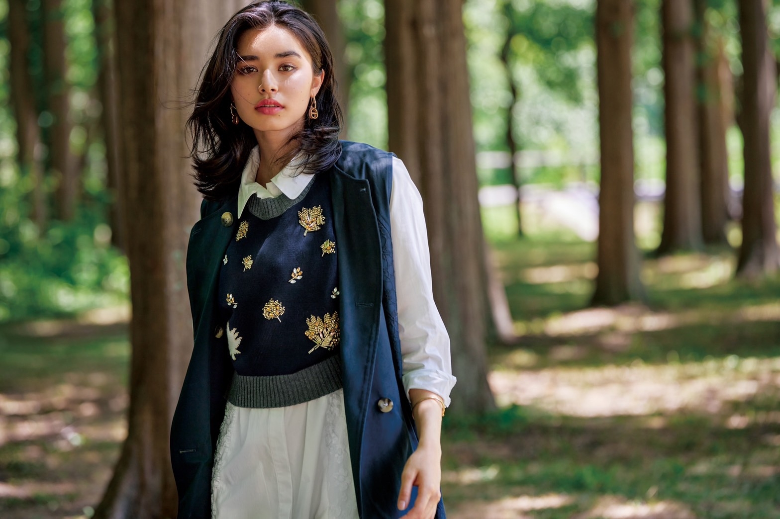 Gilet 25,350円 ・ Vest 19,800円 ・ Onepiece 24,200円 ※全て税込