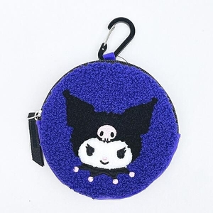 クロミのふわもこなサガラ刺繡ポーチ