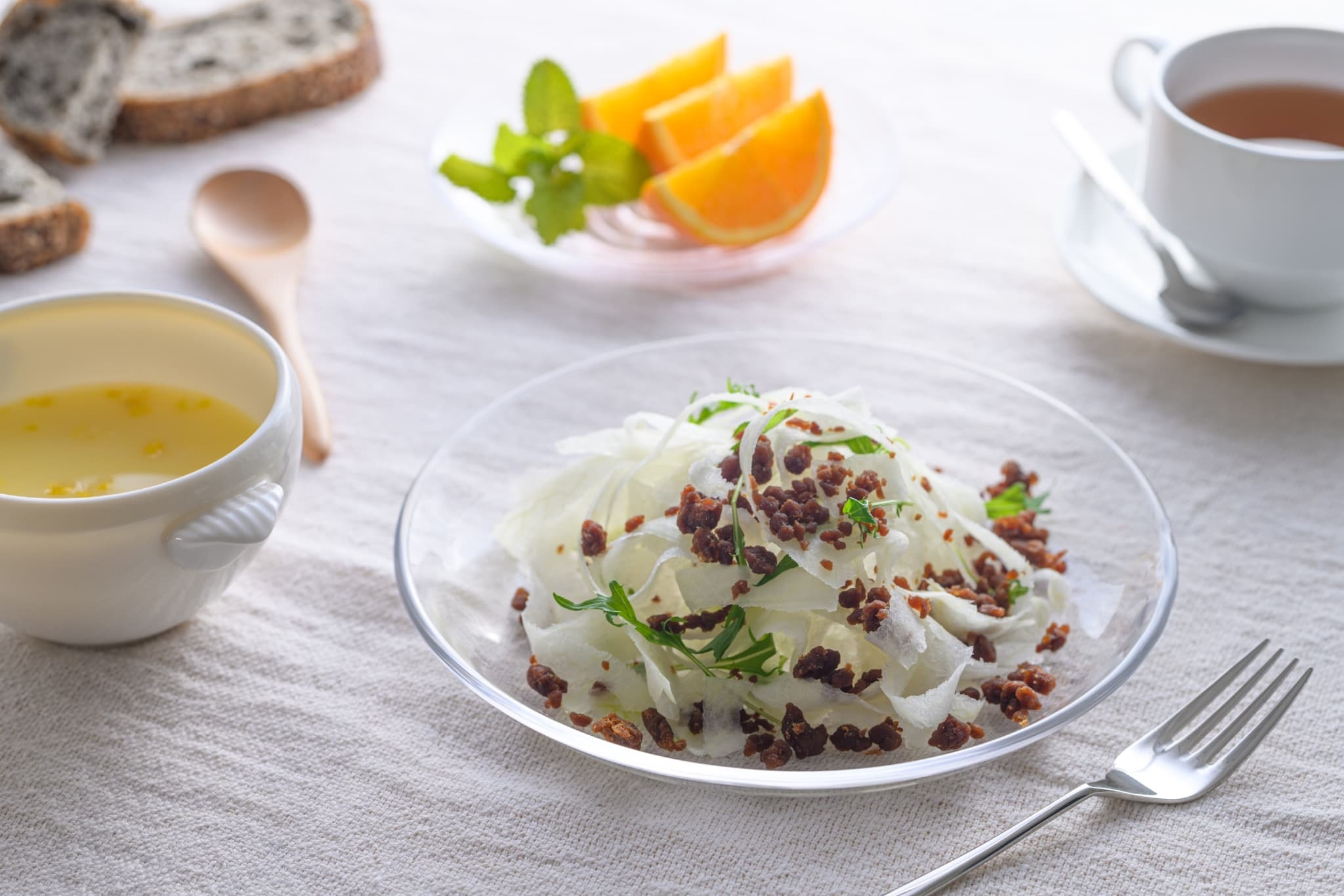 サラダのアクセントに