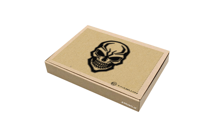 ▲スタンプラリー特典：「TATSUJIN EXTREME」架空基板収納ボックス