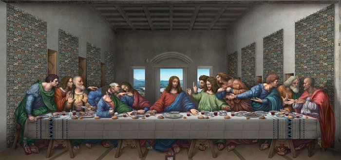 大作「最後の晩餐」もVRで復元。