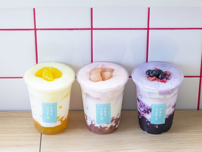 夏限定3色「飲めるチーズケーキ」 各600円(税込)