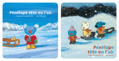 ※ペネロペ コラボメニューをご注文いただいたお客さまにはランダムでペネロペ コースターが1枚ついてきます