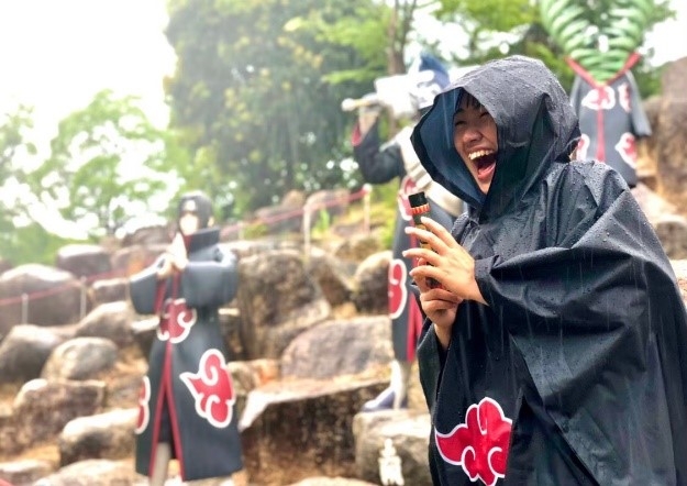 暁なりきりポンチョで雨も怖くない!