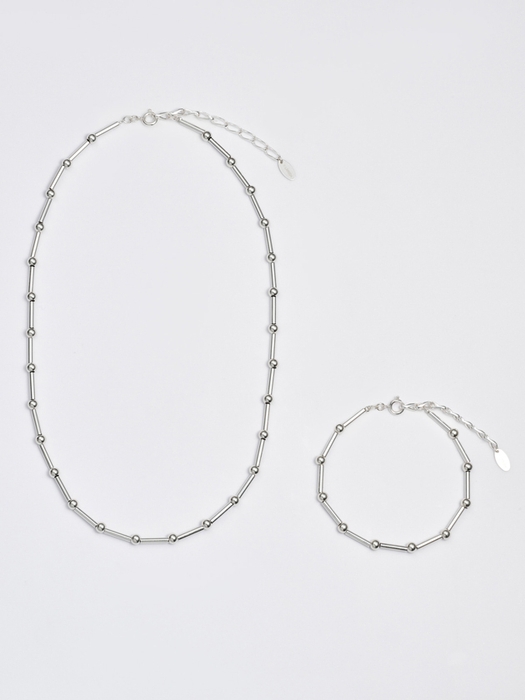 LAMBDA NEW COLLECTION Liquid SVバブルネックレス