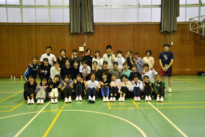 5年生と記念撮影