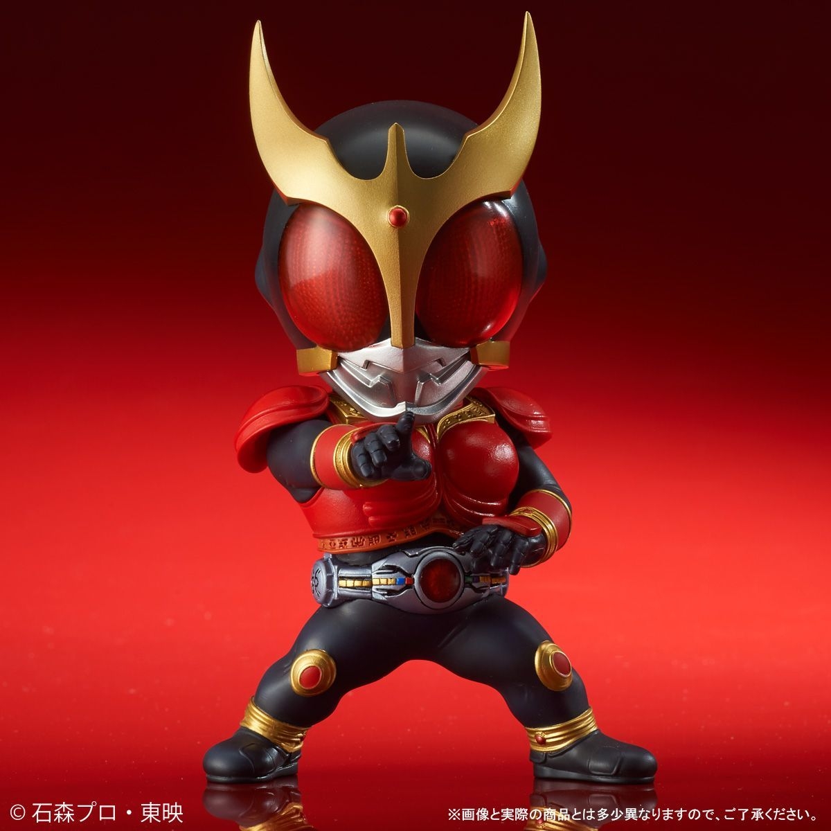 デフォリアル　仮面ライダークウガ 仮面ライダークウガがリアルなデフォルメフィギュアで登場 全高約15cm