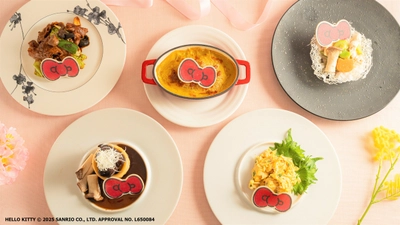 春の味覚が大集合！春キャベツや淡路鶏を使用したこの時期だけのお料理に舌鼓  HELLO KITTY SMILE 『春限定メニュー』 3月1日より登場！