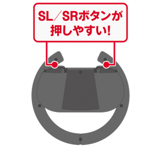 SL／SRボタンは大きめボタンで押しやすい配置に