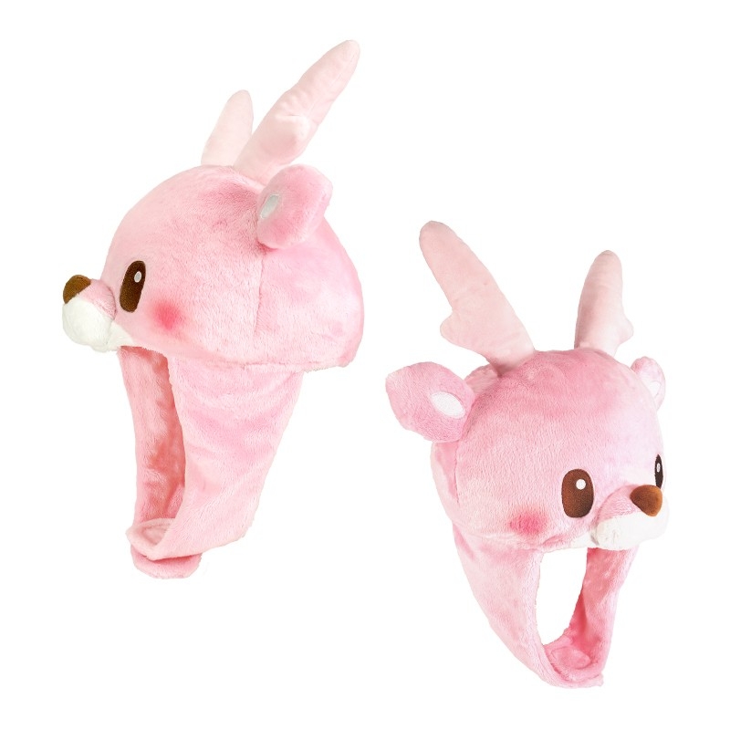 イワシカちゃんぬいぐるみキャップ(側面/斜め)