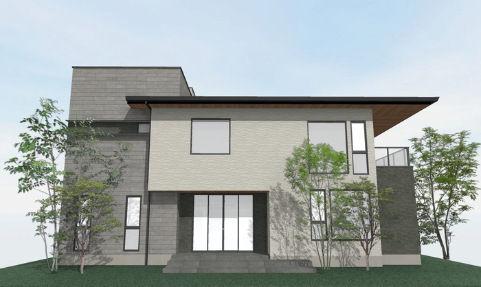 「自然と共に、心地よく暮らす」がテーマのモデルハウス