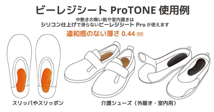 ビーレジシートProTONE使用例