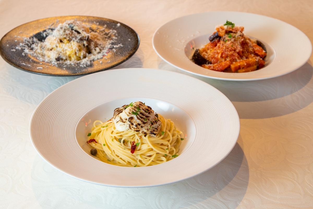 「のじまスコーラ」 秋メニューの提供やハロウィンイベント開催 ~ 淡路島産の名残鱧を使用したパスタや、栗を使用したデザートが目白押し ~