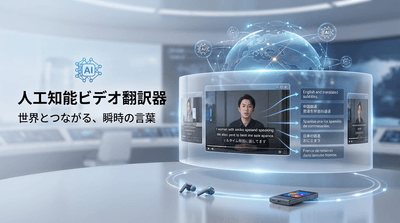 図. 人工知能ビデオ翻訳器の製品画像