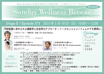 医師・歯科医師・薬剤師向けの 無料オンラインセミナーを5月18日(日)に開催！
