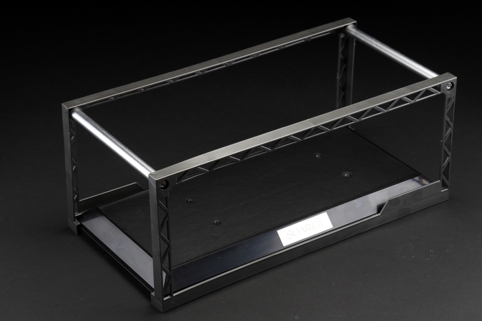 金属製プレート付きディスプレイ台座