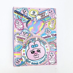 シールブーム到来！おぱんちゅうさぎの派手かわシール張。