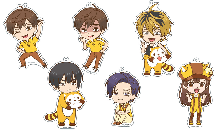 おっきめアクリルキーホルダー(全6種) 各1,100円