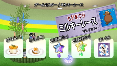 ゲームセンター『ミルキーレース』
