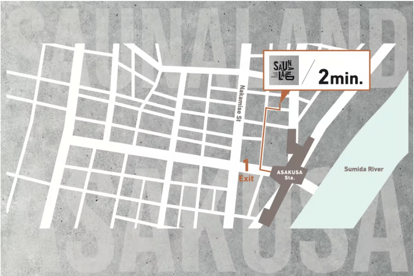 浅草駅から徒歩2分の好立地