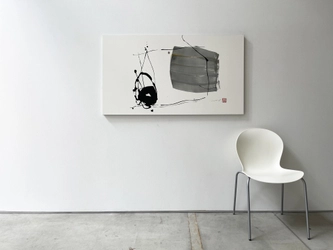 モジギャラリー、書道と墨アートの展示会『文字の気配』を東銀座にて開催