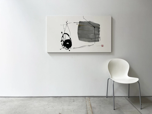 モジギャラリー、書道と墨アートの展示会『文字の気配』を東銀座にて開催