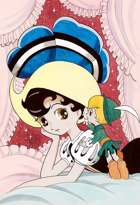 手塚治虫 版画「サファイアとチンク」