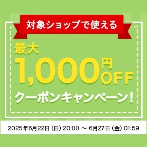 最大1,000円OFFクーポン