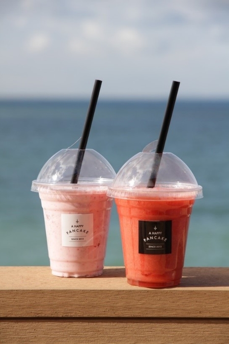 幸せのいちご農園の摘みたていちご100%スムージー&いちごミルク