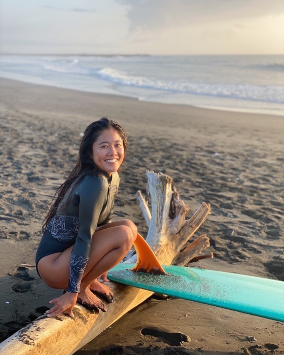 <デュアルキャリアで世界一を目指す田岡 なつみ選手>