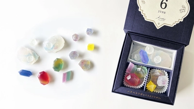 食べる誕生石！？リアルな誕生石みたいな琥珀糖の6月限定バージョン5月26日発売開始