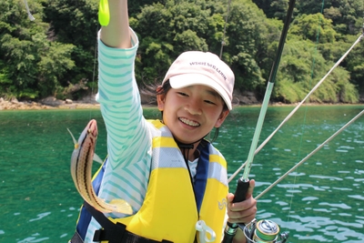 魚釣り体験