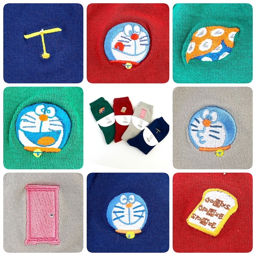 色で選ぶ？道具で選ぶ？オシャレは足元から☆大人なドラえもん靴下でコーデ上級者を目指そう♪