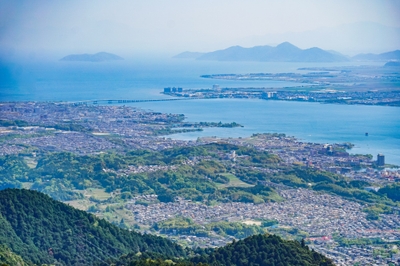 「山のデッキ」からの眺望（北側）