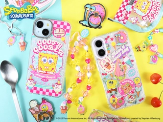 SKINNYDIP LONDON、『スポンジ・ボブ』 との新作コラボレーションデザインの モバイルアクセサリーが好評発売中！