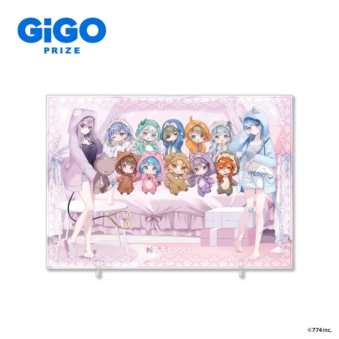 ななしいんくアクリルボード~Good night、Fluffy girls~ ~GiGO限定~全1種