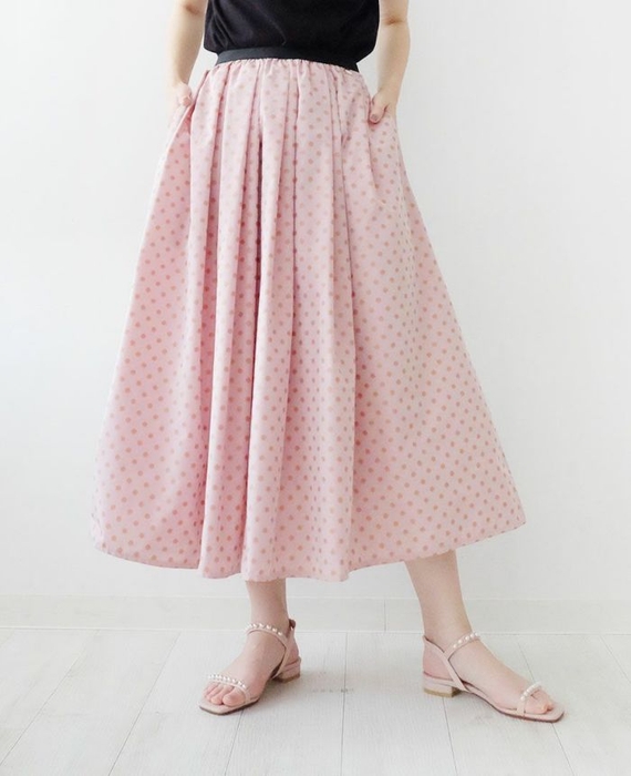 着丈83cmのマキシ丈