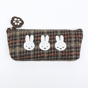 ミッフィーチェックポーチ