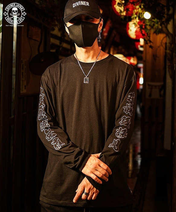 【DIVINER JAPAN】Just Ink'd Kanji L/TEE