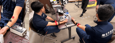 横浜市消防局 青葉消防署　Precision Fuel & Hydration　スウェットテスト