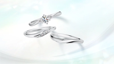 ＜ケイウノ＞新作ブライダルセットリング『Flulia -フルリア-』発売 結婚指輪はふたりらしくアレンジを楽しめるデザイン