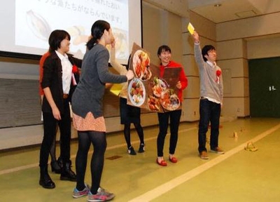 昨年度、日本人学生によるドイツ語劇の様子