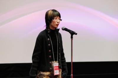 審査員を務めるアニメーション作家 羅 絲佳 ＜ラ・シカ＞氏