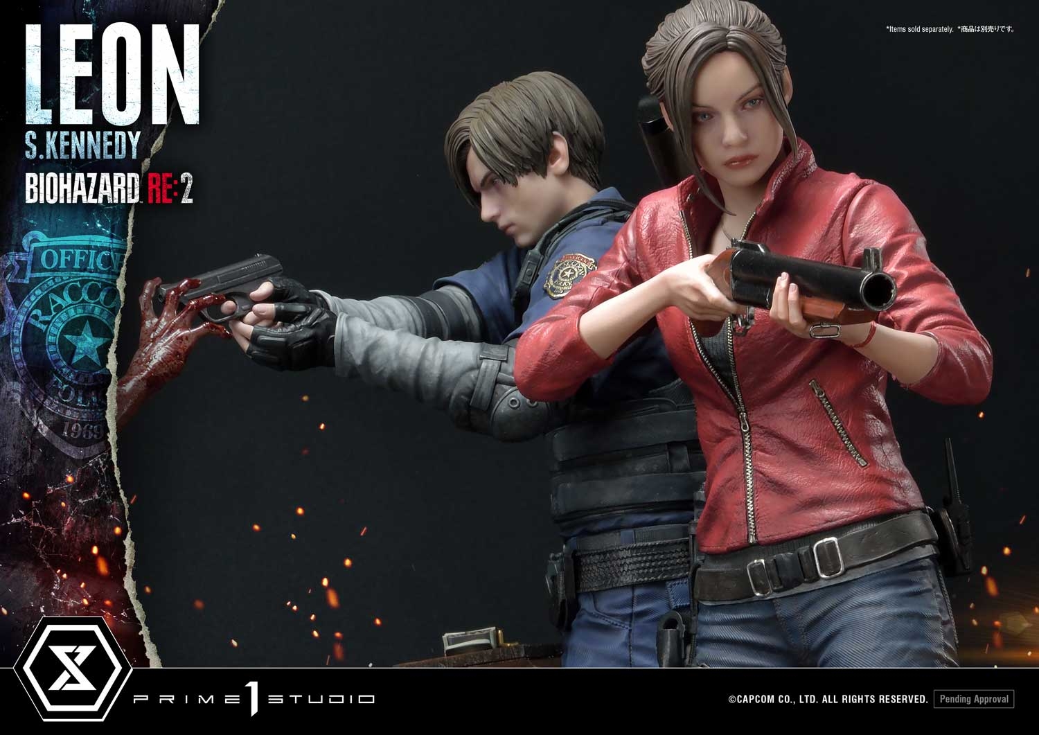 バイオハザードRE:2』より、主人公の一人「レオン・S・ケネディ」が