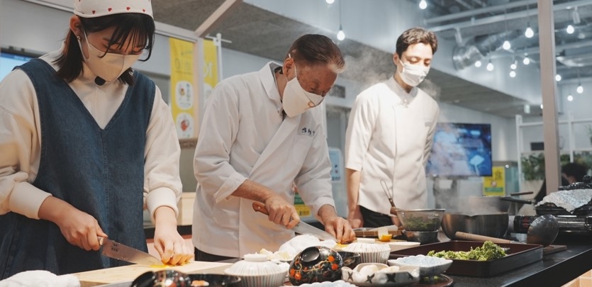 令和5年(2023年)2月にメディカルサポートセンターが実施した食育イベントの様子