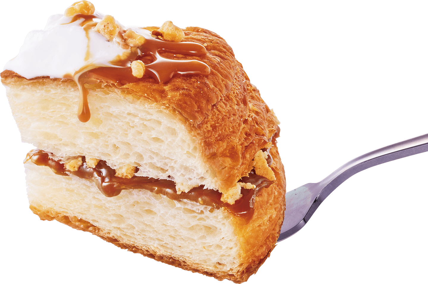 「シロノワール クルミッ子」ワンカット