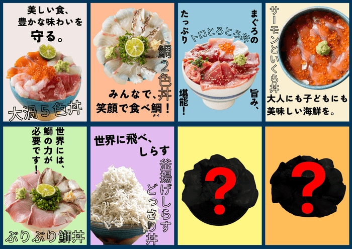 「海鮮総選挙 選挙ポスター」