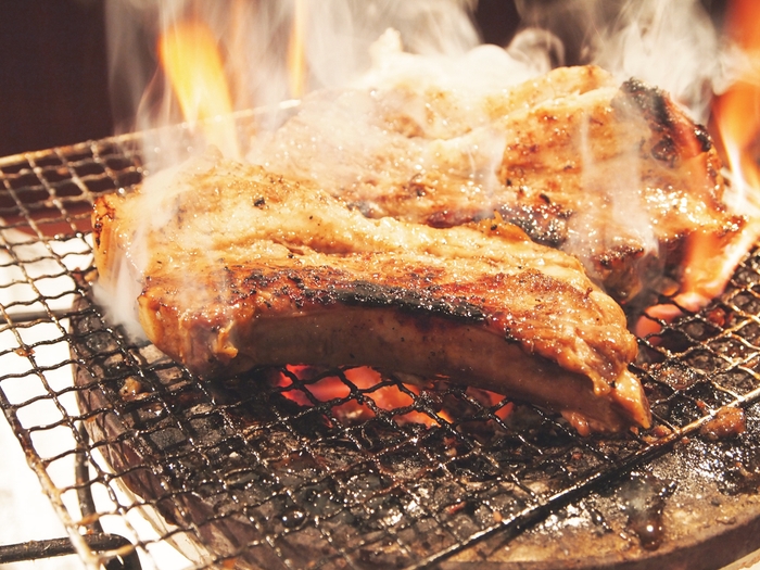 スペアリブ炭火焼