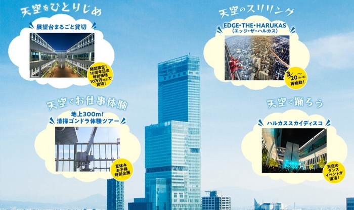 『天空で遊ぼう』4つのイベント(イメージ)